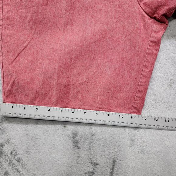 Old Navy Shorts Mens 40 Red Flat Front Ultimate Slim Built in Flex Casual Preppy - Picture 8 of 9